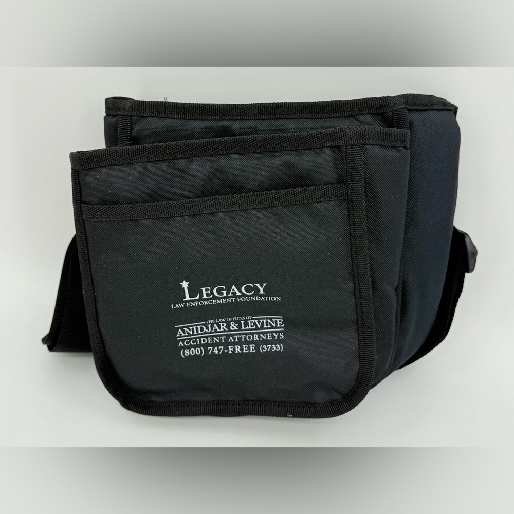 Skeet‎ Clay Trap Shell Bag Black Nylon w/Belt Padded w/ Logo Unbranded NEW NWOT